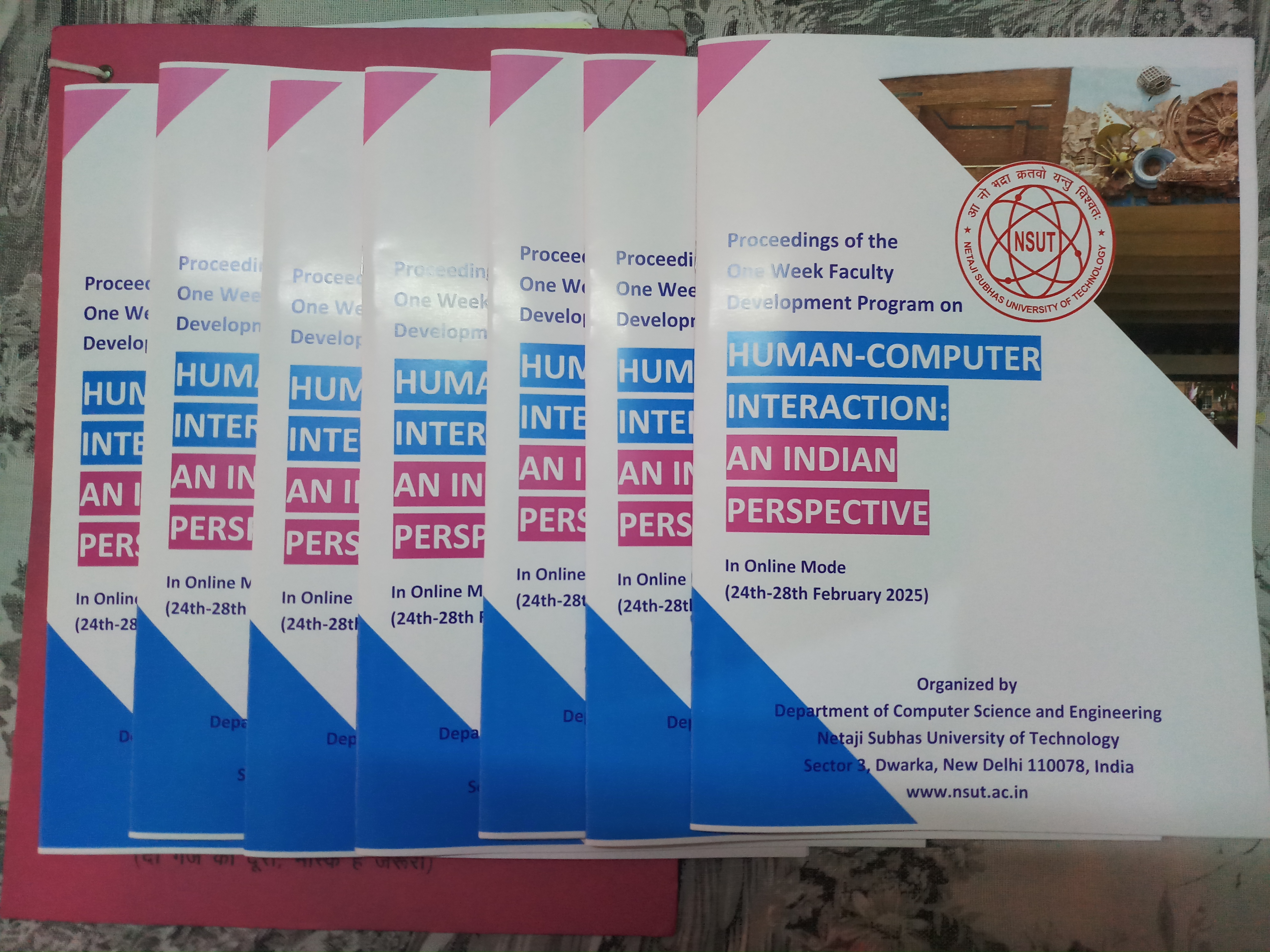 Proceedings of our faculty development program on human-computer interaction.